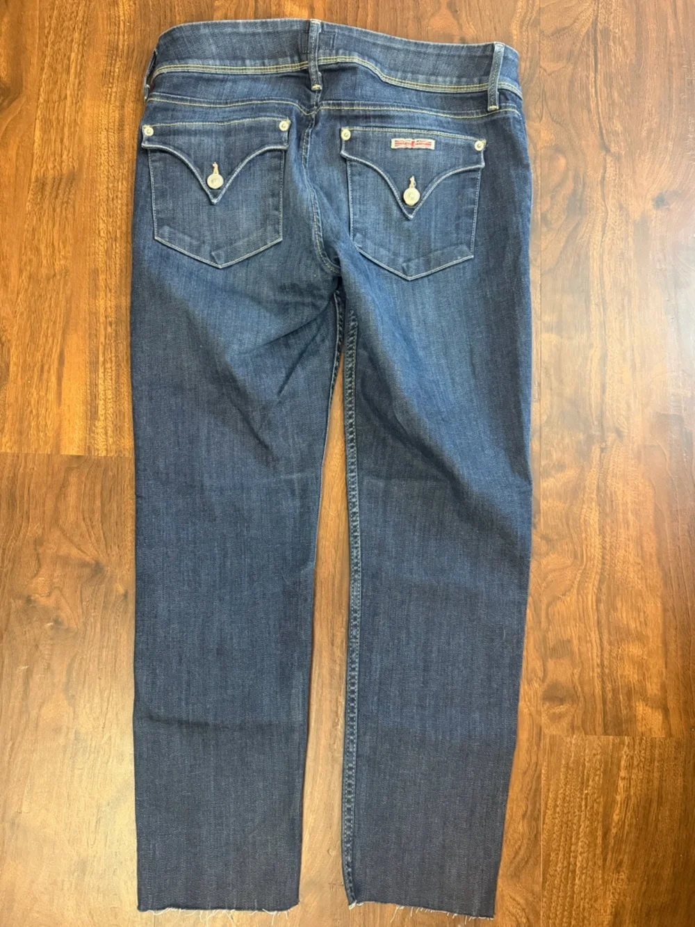 Hudson Collin Flap Skinny Jeans Dark Blue